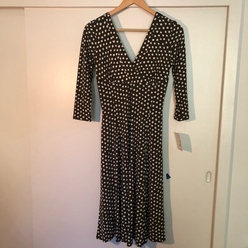 Polka dot dress with lots of swing